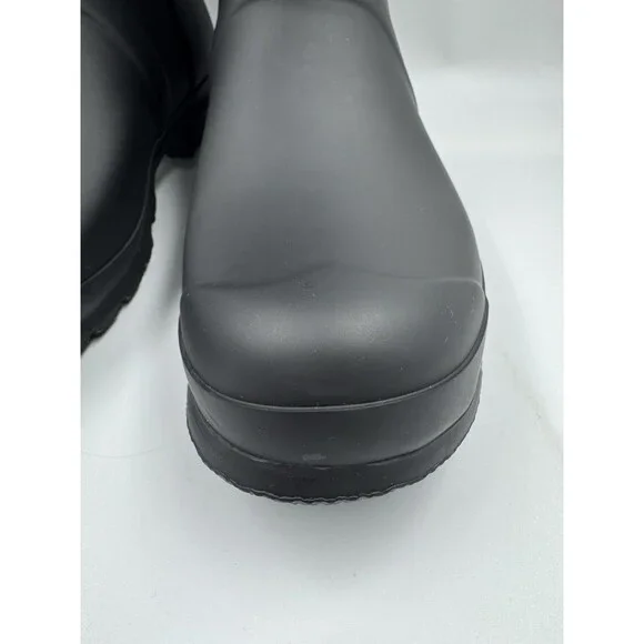 Hunter Women's Original Short Boot Black US 10 Waterproof, Rain Boot - Picture 5 of 16